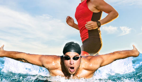 Allenamenti estivi aquathlon (disciplina del triathlon)
